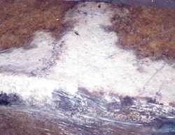 Bleached Rubber Surface